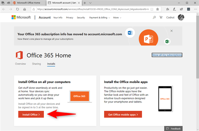 office365 install 6