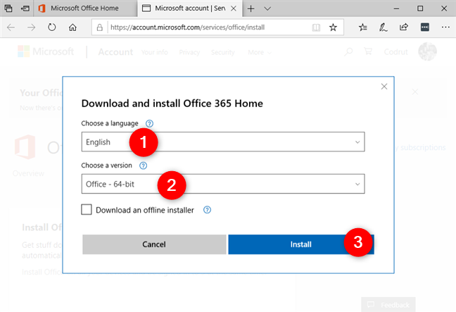 office365 install 8